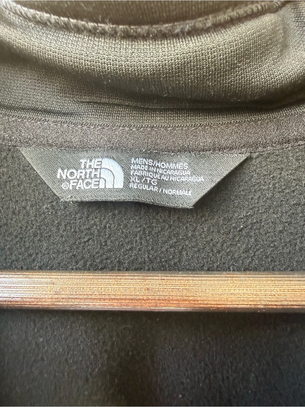 The North Face Men’s Black Full Zip Softshell Jacket XL
